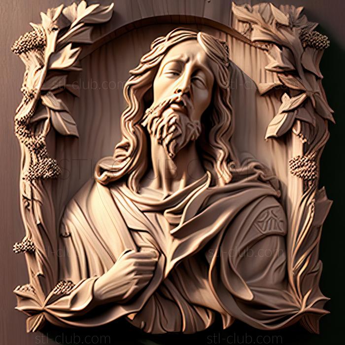 3D model st jesus (STL)